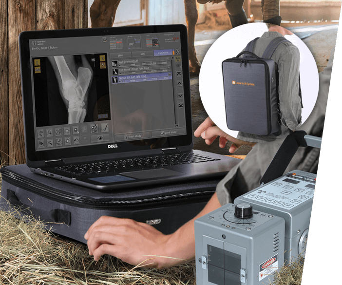 Leonardo DR Pico - robust, digital, mobile dr system for vets