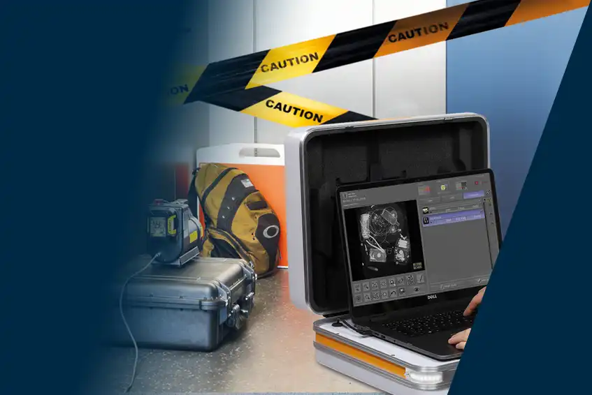 Portable X-ray systems and Dicos software for the security sector