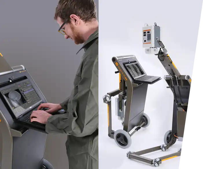 Amadeo P - mobile x-ray system specialised for military use