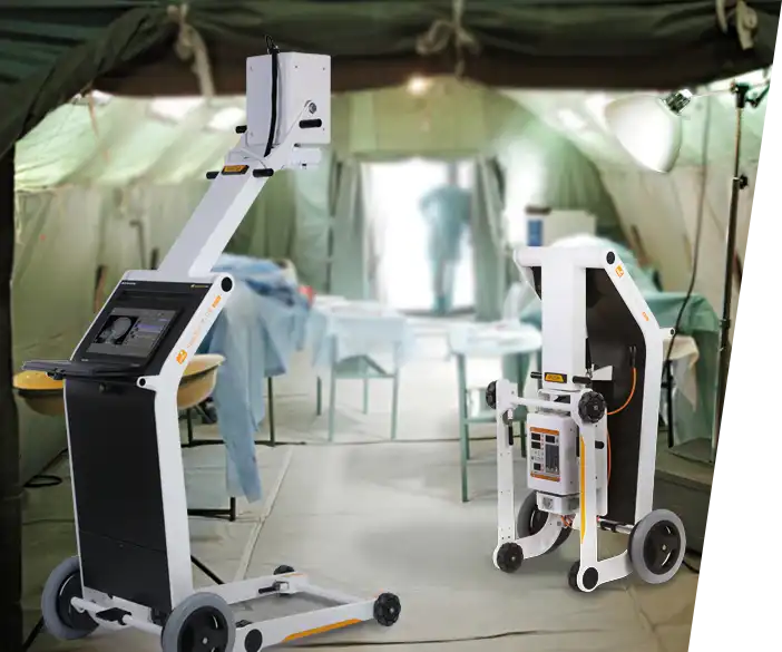 Amadeo M-DR mini - mobile X-ray unit for humanitarian missions