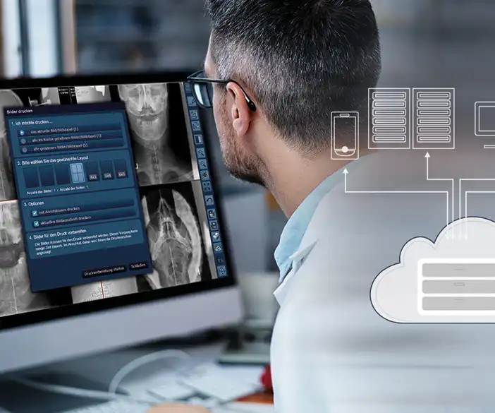 ORCA DICOM-Cloud - Platform for human medical images and documents for X ray, computed tomography, MRT and sonography