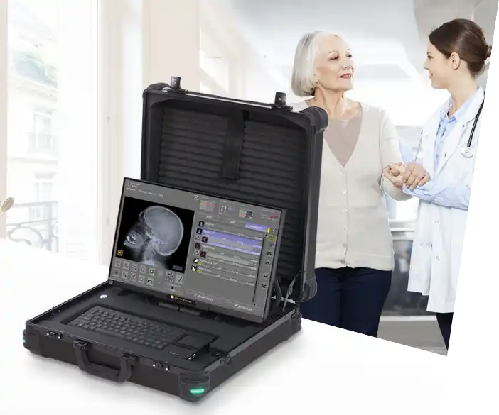 Leonardo DR mini III - flexible and lightweight X-ray system for mobile examination