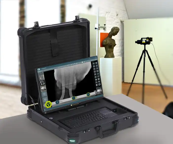 Leonardo DR mini III - the best portable DR system for authenticity checks