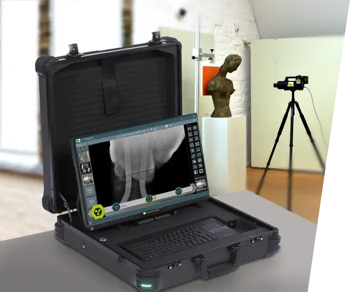 Leonardo DR mini 3 - small portable dr system for art inspection
