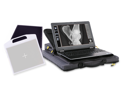Lightweight, portable and digital X-ray system in a backpack