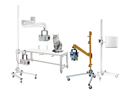 Trolley stands and cassette holder for digital X-ray