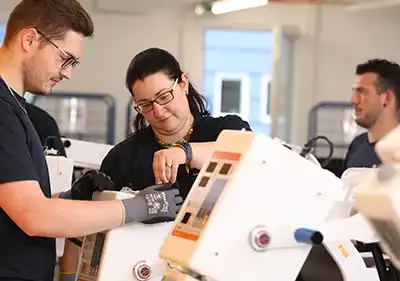 Fabricación del Amadeo M mini en Rostock