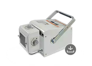 Battery-operated portable monoblock X-ray machine with high frequency technology