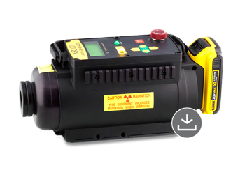 Golden Engineering XR200 battery-operated NDT Xray machine with pulse technology for weld radiography