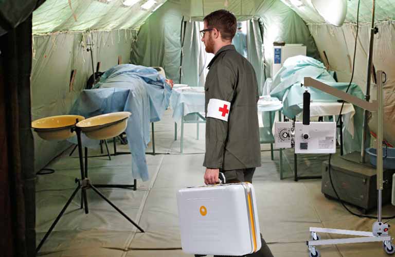 designed for use in confined spaces as well as in the field, making it ideal for modern veterinarians