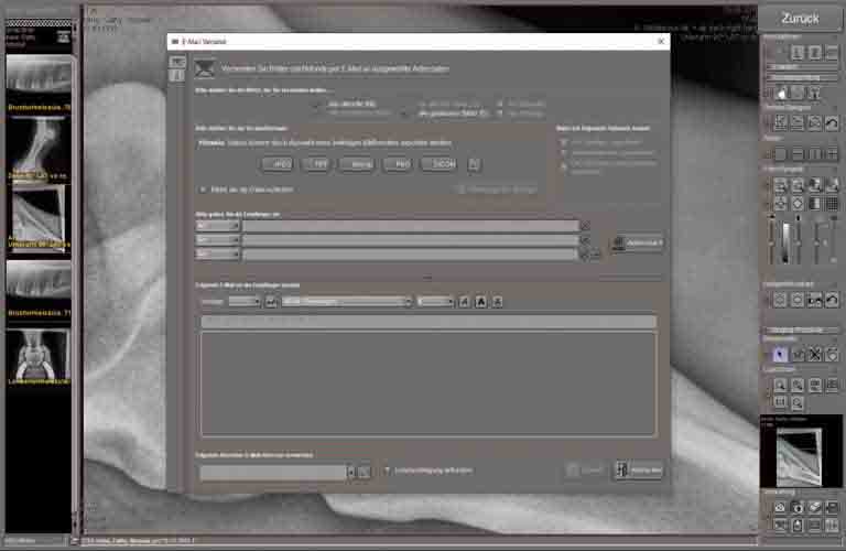 Bildversand per E-Mail direkt aus der Software