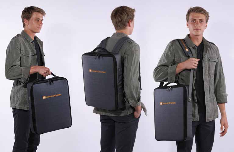 Comfortable, sturdy X-ray bag - also suitable  as shoulder bag or backpack