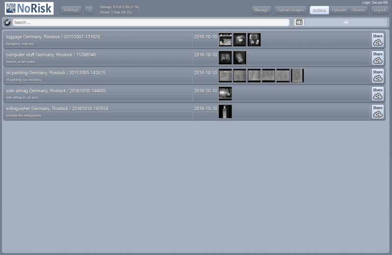 X-ray images and documents can be shared via cloud to obtain a second opinion.