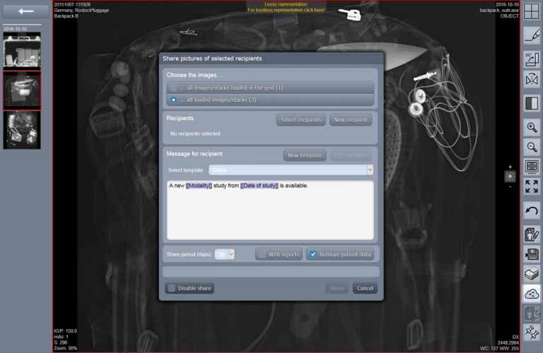 Easy viewing and sharing of images with the DICOM cloud - any time and any place