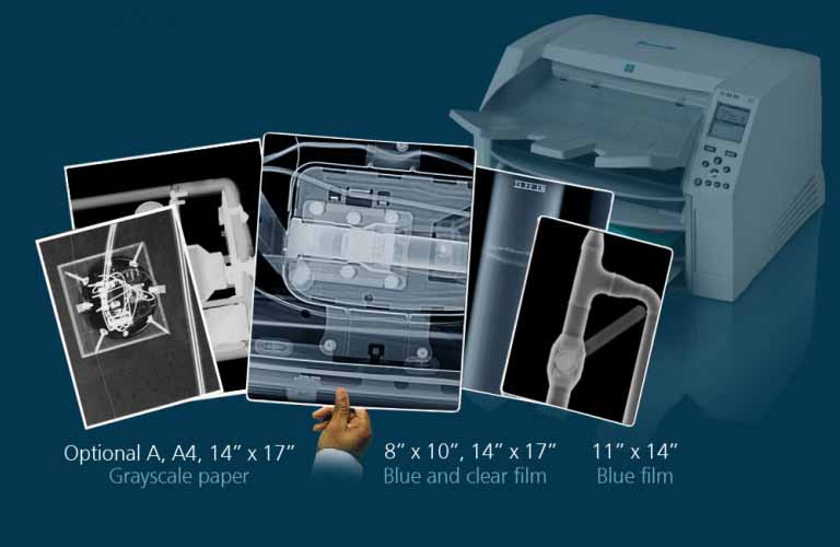  intelligent, desktop dry imager that produces diagnostic quality medical films plus grayscale paper prints if you choose the optional paper feature