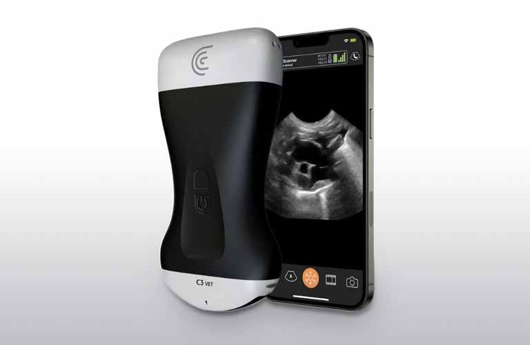 Clarius portable ultrasound scanner for veterinarians